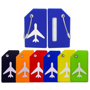 ป้ายห้อยกระเป๋าเดินทางทำจากยางพีวีซีแบบนิ่มป้ายแท็กชื่อเครื่องบินทำจากซิลิโคนแบบ3D โลโก้ได้ตามต้องการ - Product Image 3