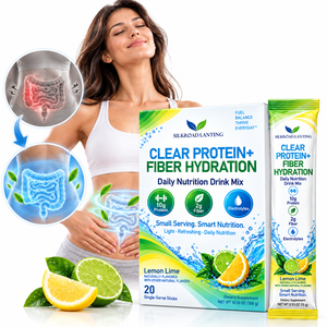 Mezcla de Bebida Hidratante Transparente con 10g de Proteína y 2g de Fibra, con Sabores Naturales para Energía y Nutrición Diaria, Personalizable - Product Image 1