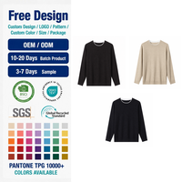 Maßgefertigter Herren-Strickpullover Rundhals Wollmischung Tuck-Stich Weiche Kontrast-Manschetten Saum OEM ODM Quellfabrik Private Label