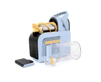 Machine à Slush Professionnelle pour Glace Pilée et Crème Glacée, Marque Service, pour Cola, Conteneur 1.8L, Congélation Rapide R290, pour Restaurants et Usage Domestique