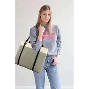 Échantillon gratuit, fabrication sur mesure, vente en gros, sac de shopping pour femmes, logo personnalisé, sac de plage recyclé, sac d'épicerie - Product Image 2