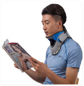 Penyangga Leher Ortopedi Kaku Besar yang Dapat Disesuaikan HKJD, Korset Leher untuk Pemotongan, Penyangga Leher Kaku untuk Imobilisasi, Penyangga Leher Datar - Product Image 1