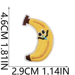 <b>Iron</b> on Cartoon Embroidered Watermelon Grape Banana & Strawberry Fruit Patches for Bags Clothes Decorations - Product Image 4