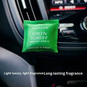 Ambientador Moderno para Coche, <span class=keywords><strong>Perfume</strong></span> de Hotel para Todas las Estaciones, Bolsa Rectangular para Salida de Aire Acondicionado, Fragancia Duradera, Empaque - Product Image 5