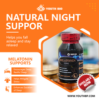 Comprimés de mélatonine naturelle 10 mg pour le sommeil nocturne, soutien contre le décalage horaire et pour les voyageurs, formule de haute qualité, prêts à être expédiés dès maintenant