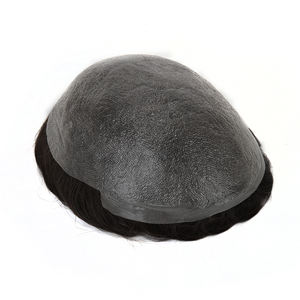 วิกผมลูกไม้ด้านหน้าขนาด28-30มม. สำหรับผู้ชายผิวบาง90% <span class=keywords><strong>ผม</strong></span>ชาวอินเดียแผ่นปะแบบเบา/กลาง/เบา - Product Image 5