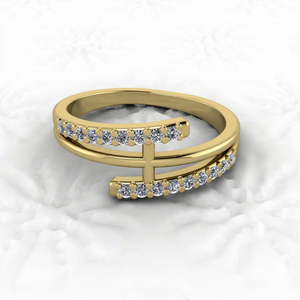 18K Gold Vermeil Multi Eternity 925 Sterling Silver <b>Ring</b> CZ Prong Setting Classic Engagement Band Fine Jewelry Women - Product Image 1