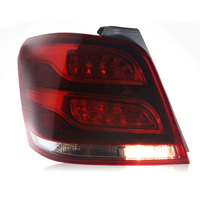 Lampu Belakang ABS Benz GLK X204 Baru 2009-2015 Upgrade dengan DRL Sinyal Belok Dinamis LED Aksesoris Mobil