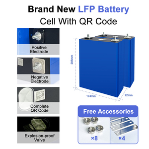 Cellule de batterie LiFePO4 à semi-conducteurs 3,2 V 280 Ah 300 Ah 310 Ah 320 Ah 340 Ah 560 Ah pour systèmes de stockage d'énergie solaire, durée de vie de 10 000 cycles - Product Image 3