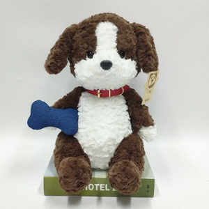 Peluche de Cachorro Schnauzer Suave Hecho de Algodón PP, Adorable Peluche de Perro para Niños, Regalo de Cumpleaños, Consuelo para Bebés, Decoración del Hogar - Product Image 3