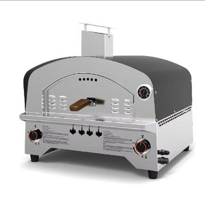 Parrillas para Asar Modelo P6013, <span class=keywords><strong>Promoción</strong></span> para el Mercado Alemán 2024 2025, Temporada de Altas Ventas, Horno de Pizza <span class=keywords><strong>a</strong></span> <span class=keywords><strong>Gas</strong></span> Propano de Color Negro, 12-13 Pulgadas - Product Image 1