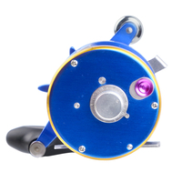 Moulinet de pêche à lancer (Baitcasting) puissant et fluide pour eau salée et rivière, pêche côtière et surfcasting, 4+1BB, 8kg de résistance maximale, poignée EVA, corps en alliage