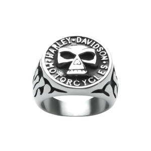 Anillos Modernos Resistentes al Agua y al Deslustre, Anillo Gótico de Calavera de Acero Inoxidable 316L de Buena Calidad para Hombre - Product Image 2