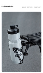 Support de bouteille d'eau pour vélo West Rider, <span class=keywords><strong>adaptateur</strong></span> de fixation de selle, support double cage pour <span class=keywords><strong>VTT</strong></span> et vélos de <span class=keywords><strong>route</strong></span> - Product Image 4