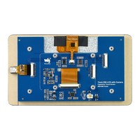 Layar sentuh kapasitif 7 inci untuk Raspberry Pi, dengan kamera depan 5MP, 800x480, DSI