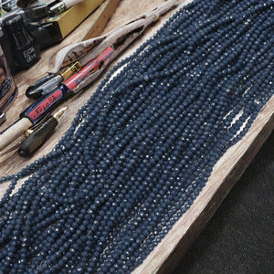 Venta al por mayor de cuentas de piedras preciosas irregulares de 8-10 mm de la marca BF: amatista natural, larimar, piedra lunar, cuarzo rosa, certificadas por terceros. - Product Image 3