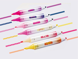 Sáng Tạo Đa-Màu Ma Thuật <span class=keywords><strong>Highlighter</strong></span> Bút Thiết Lập Văn Phòng Phẩm Mới Với Đôi Kết thúc Lớp Phủ Pastel Huỳnh Quang Đánh Dấu - Product Image 6