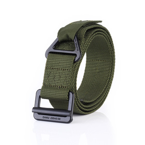Cintura Sportiva Casual con Fibbia Scorrevole a D in Metallo, Cintura Tattica per Esterni con Fibbia in Nylon, Cintura di Marca - Product Image 1