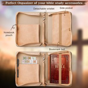 Sac à Bible en tissu feutré, <span class=keywords><strong>pochette</strong></span> légère pour transporter des livres - Product Image 2
