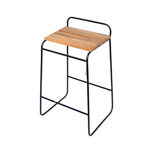 Home and Bar Chair Designer Solid Wood Bar <b>Stool</b> Chair High Quality Simple Modern Hotel Front Desk Bar <b>Stool</b> and Kitchen <b>Stool</b> - Product Image 3