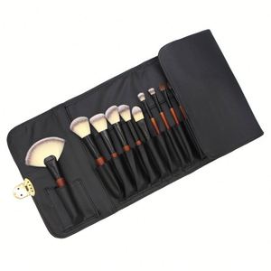 Juego de Brochas de Maquillaje Profesional de Alta Calidad, 26 Piezas, Estuche de Viaje Rojo, Mango de Madera Blanca, Pelo de Cabra para Rostro, Personalizado - Product Image 4
