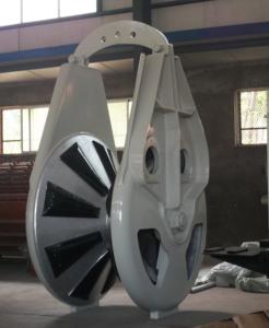 Power <span class=keywords><strong>Block</strong></span> Btw1 56ag Heavy-Duty Stalen/Aluminium Vissersbootpoelie Perswielzuiger | Mariene Benodigdheden - Product Image 3