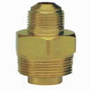 Adattatore per Tubi Gas in Ottone Durevole, Connettore a T con Filettatura Flare 5/16, Prolunga con Raccordo di Prova 3/8 per Manutenzione Linee Carburante - Product Image 2