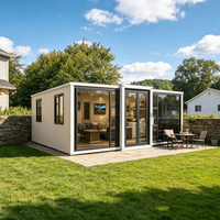 Maison conteneur extensible 20ft 40ft à assemblage rapide, maison modulaire préfabriquée, mini-maison mobile, bureau, maison préfabriquée 2 ou 3 chambres
