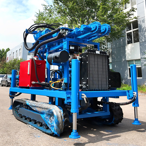 Xoay nhỏ đá nước giếng khoan Giàn Khoan bánh xích gắn máy khoan giếng sâu vào giếng nước - Product Image 1