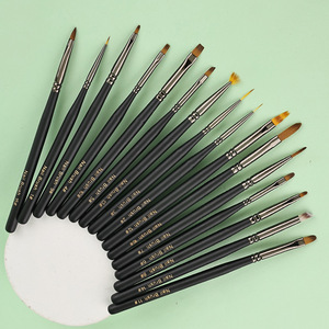 Nguồn Nhà Máy Nhật Bản Phong Cách Móng Tay Nghệ Thuật Bàn Chải Sơn & Lót Bàn Chải Gel Móng Tay Nghệ Thuật Bàn Chải - Product Image 6