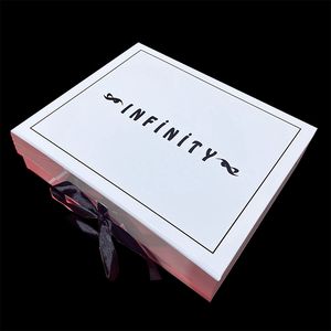 Scatola Regalo Magnetica Pieghevole Grande Personalizzata a Buon Prezzo con Nastro, Rivestimento UV, Laminazione Opaca, Fodera in Spugna, Album Matrimoniale con Goffratura - Product Image 5