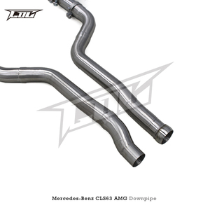 Tuyau de descente à flux libre en acier inoxydable avec bouclier thermique pour Mercedes-Benz CLS63/<span class=keywords><strong>CLS63S</strong></span> 5.5T 2007-2017 – En stock - Product Image 4