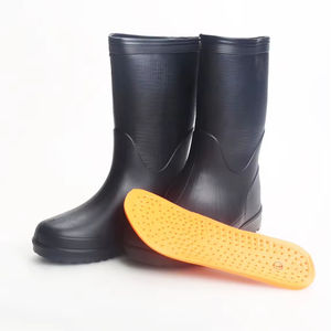 Bottes de pluie mi-mollet en EVA résistantes à l'eau pour femmes, personnalisables OEM et ODM, modèle YL-25336 - Product Image 3