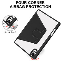 Casing Tablet Putar 360 Derajat untuk Huawei MatePad 12X LRT-W09 2025 & Matepad Air 2, Penutup Belakang Akrilik dengan Tempat Pensil Model Buku