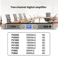 Amplificateur numérique professionnel série TPR, deux/quatre canaux, 1U, performance scénique, HIFI intelligent