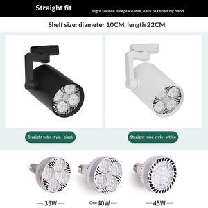 Projecteur LED sur rail pour <span class=keywords><strong>magasin</strong></span> de vêtements 20W 30W, ultra-lumineux, économe en énergie, pour hall d'exposition et éclairage commercial - Product Image 3