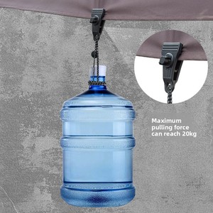 Heavy Duty Portable Multifunction Melamine Aluminum Plastic <b>Tent</b> Clips Boat Cover Tarpaulin Waterproof <b>Canopy</b> Camping Gear - Product Image 1