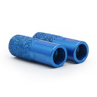 Foret diamanté brasé à faible MOQ, 6mm-15mm, filetage M10, pour meulage, dégrossissage, rainurage et finition de pierre