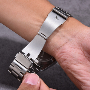 Bracelet de montre en titane de qualité OEM JAETIUM, 18 mm, 20 mm, 22 mm, léger, en métal, avec barre à ressort à dégagement rapide - Product Image 6