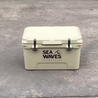 Glacière d'extérieur 45QT avec couvercle, isotherme et portable, pour camping, randonnée, pêche, pique-nique, plage, voyage, vente en gros