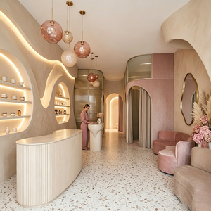 Service de beauté personnalisé à texture douce avec éclairage LED pour la coiffure <span class=keywords><strong>Nail</strong></span> <span class=keywords><strong>Art</strong></span> Spa Boutique Stores - Product Image 6