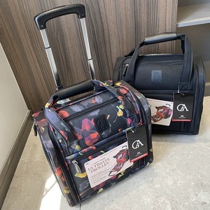 Oxford Cloth 16-Inch <strong>Small</strong> Boarding <strong>Suitcase</strong> for Kids with Spinner Caster <strong>Black</strong> Canvas Leather and Password Box - Product Image 1