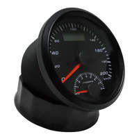 Desain All-In-One GPS Speedometer dengan Tachometer 200Km/Jam 8000RPM untuk Balapan Sepeda Motor