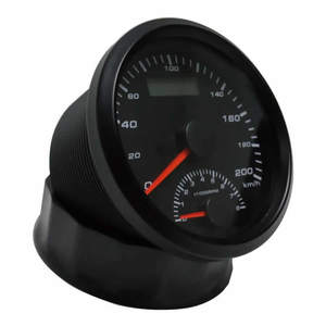 Velocímetro <span class=keywords><strong>digital</strong></span> para painel, velocímetro <span class=keywords><strong>digital</strong></span> para corrida, tacômetro, 200km/mph, 8000rpm, motor, bicicleta, carro, iate, caminhão, medidor de velocidade - Product Image 5
