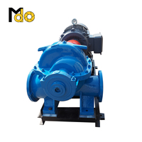 4 8 10 12 pouces station hydroélectrique centrifuge de drainage d'eau de mer split case double pompe d'aspiration