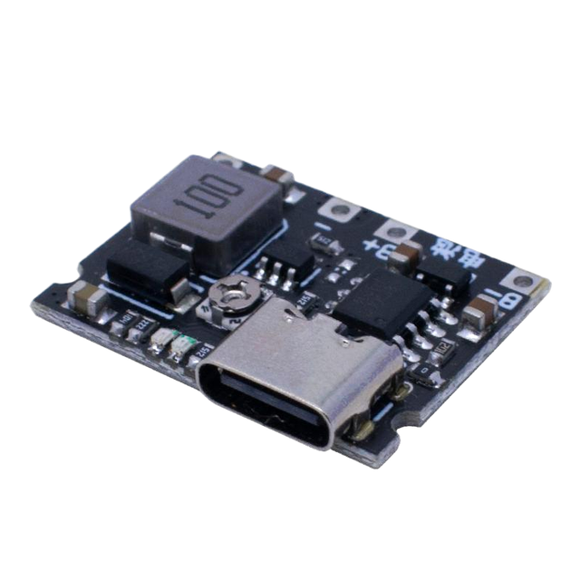 ZYSY Type-C 3.7V To 9V 5V 2A DC-DC Step Up Module 18650 Lithium Battery Charging Discharging Board