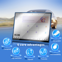 Autocollants de protection d'écran pour ZEEKR 009 2026, film en verre trempé, accessoires multimédias Carplay pour véhicule, vente en gros