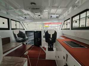 30ft Aluminum Luxury Yacht for 8 People Engine Touch Screen Control Cruising & Fishing Sports Leisure Boat Catamaran Sailboat - Product Image 4