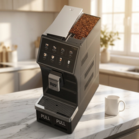Cafetera Espresso Comercial con Pantalla Táctil y Espumador de Leche, Voltaje de la Pantalla Táctil: 220V / 110V, Cafetera Totalmente Automática