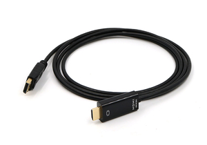 Adaptador de alta calidad 4K 60Hz 1080P DP a HDMI macho a macho Cable para HDTV Monitor proyector Audio PVC chaqueta 1m de longitud - Product Image 2